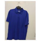 NEW UNDER ARMOUR POLO SHIRT SIZE LARGE BLUE