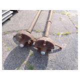Pair of Trailer House Axles