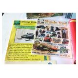 Hard Cover Books, Minnesota Atlas, Readers Digest Wide World Atlas, Leech Lake Cass County Fishing Map Guide Etc
