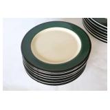 International Table Works Hunter Green Dish Set of Seven Each and 8 Cups