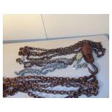 Mixed Lot of Chain Hoists and Chains