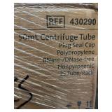 MSRP $15,000 = 30 Cases (500 tubes per case) NEW Corning 430290 50mL Sterile Polypropylene RNase-/DNase-Free Non-Pyrogenic Centrifuge Tubes with Plug Seal Caps Rack Packed, Sterile