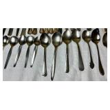 Stainless Flatware Misc Pieces - Assorted Designs -111 pieces
