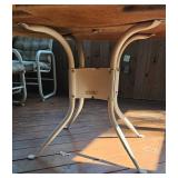 Resin Patio Table and 4 Chairs