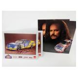Matching Pairs of Vintage NASCAR Signed Kyle Petty and Brett Bodine 8" x10" Photos