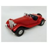 Vintage HUBLEY Red MG Roadster Toy Car
