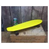 Vintage Survivor "NEWPORTER" Yellow Skateboard