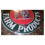 Sinclair Farm Products Metal Sign 12 inch.