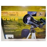 Celestron Travel Compact Telescope 70, 40X Magnification.