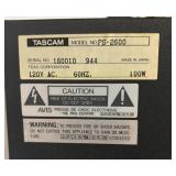 Tascam PS-2600 Power Supply Unit and Crown DC-300A-2 Series Amplifier