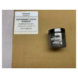 100x 2.75oz InVitamin Active Charcoal Tooth Powder-Peppermint