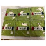 6 Green Polo Shirts - 3XL