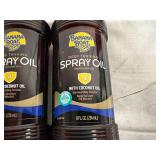 6 Bottles of Banana Boat Deep Tanning Spray Oil - 4 SPF