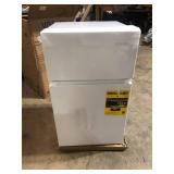 Vissani 3.1 cu. ft. 2-Door Mini Refrigerator in White With Freezer Customer Returns See Pictures