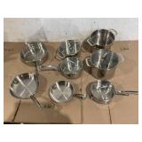 13PCS Viking Culinary Tri-Ply Cookware Set Stainless