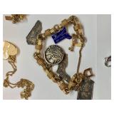 Monet Jewelry Group Included 925 Bracelet w charms / Mass., Des  Moines, 3 Necklaces