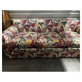 Vintage Floral Couch with Back Cushions (Not Shown) In Great Condition