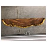 Ornate Wood Carved Gold Painted Wood Shelf Measuring 32" X 9"