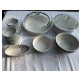 Variety of Corningware French White Casserole Dishes and Ramekins