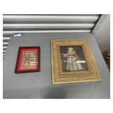 Two Framed Religious Prints, One Measuring 7" X 9" and The Other Mature Measuring 16" X 14"