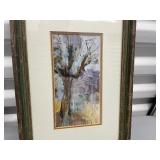 Two Framed Nature Scape Watercolors One Measuring 9" X 7" The Other Measuring 11" X 9"