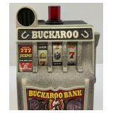 Two Vintage Gambling Toys Including BUCKAROO Slot Machine & More