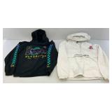 Vintage Playstation Slip Over White Hoodie Jacket Sixe (SMALL) & 1994 Playstation Hoodie Size (MED) (Missing Draw String On Hood)