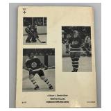 1972 NORTH STARS Book With Autographes  J.P. Parise And Tom Reid & 1974 Hockey Superstars Book