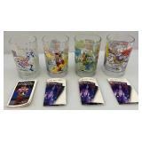 Misc. Vintage Disney Collectors Glasses (Never Used)