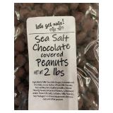 Sea Salt Chocolate Covered Peanuts - Bulk 4 lbs