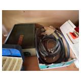 Garage Items Including Kingsford Coal, Storage Boxes (unknown qty), Tackle/Tool Boxes and more!