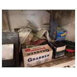 Large Lot of Garage Items and Hardware inc. Paint Rollers, Screws, Valve Packing, Tape, Staple Guns, Joint Guard, Glue, and MUCH MORE!