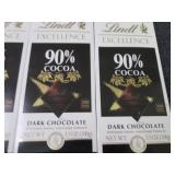 6- 3.5 oz Lindt Dark Chocolate...