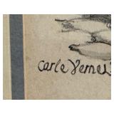 Pair of Vintage Carle Vernet Prints