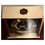 Vintage Seiko Quartz International Time Zone Brass Clock