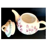 Vintage PORTMEIRION Botanic Garden CYCLAMEN & INSECTS Teapot