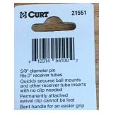 Curt Swivel Hitch Pin Model # 21551 0814247.94