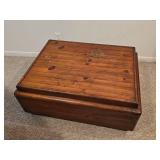 Vintage Wooden Storage Chest