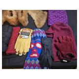 Lot of Winter Clothing Accessories - Gloves, Hats, Booties, and More