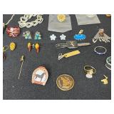 Assorted Jewelry Lot - Necklaces, Bracelets, Earrings, Rings, and More