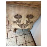 Vintage Carved Wooden Dresser with Floral Motifs