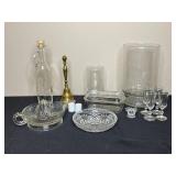 Lot of Swarovski Crystal mouse figurine, Household Glassware & Brass Tone Bell