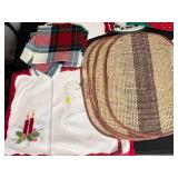 Assorted Placemats, Napkins, and Pot Holders Lot