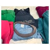 Assorted Lot of Sweaters, T-Shirts, and Tops Approximate SZs L - XXL