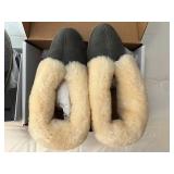 Minnetonka Shearling-Lined Slippers - 2 Pairs SZ 9.5