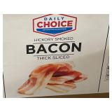 J - 3 pounds Daily Choice Hickory Smoked Thick Sliced Bacon