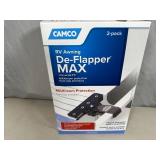 New 2 Pack RV Awning De-Flapper Max Setup