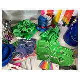 Large Lot of New Party Supplies, Dress Up Accessories