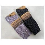 2 New Pairs of Hiwassee Ultra Soft Ragg Socks