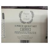 New 3 Piece Quilt Set - Queen Size